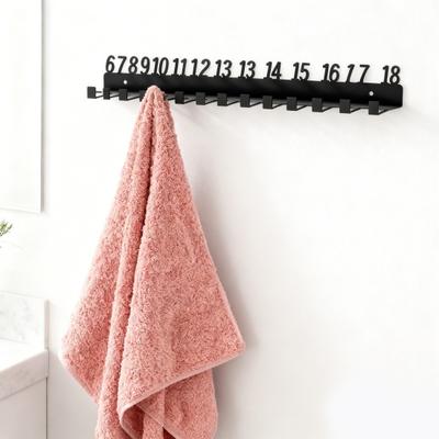 Metal Wrench Organizer Wall-Mounted Wrench Holder with Size Number Heavy Duty Tools Storage Rack for Garage Shed Work Van Garden