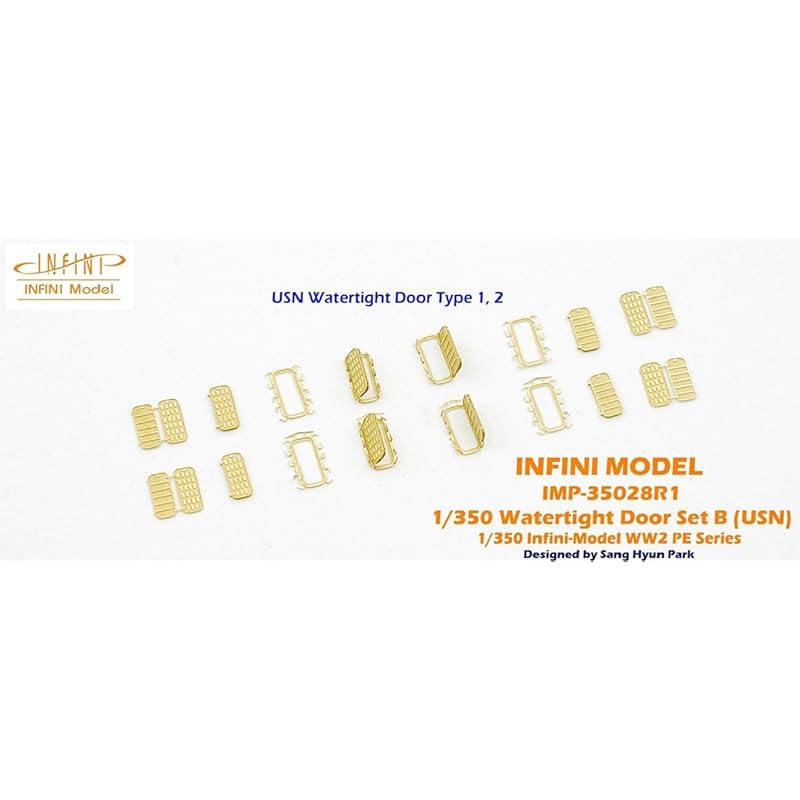infini model 1/350 IMP series world war ii american navy watertight door Etched parts for ships parts for plastic models IMP3528
