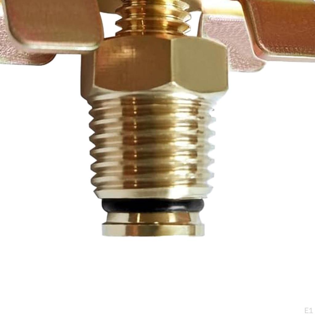 2Pcs Drain Valve for Air Compressor Tank Replacement Easy to Install Household