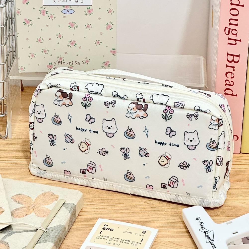 

Багатошарова сумка для ручок з цуценятами, сумка для канцелярського приладдя, нова косметичка, студент Puppy