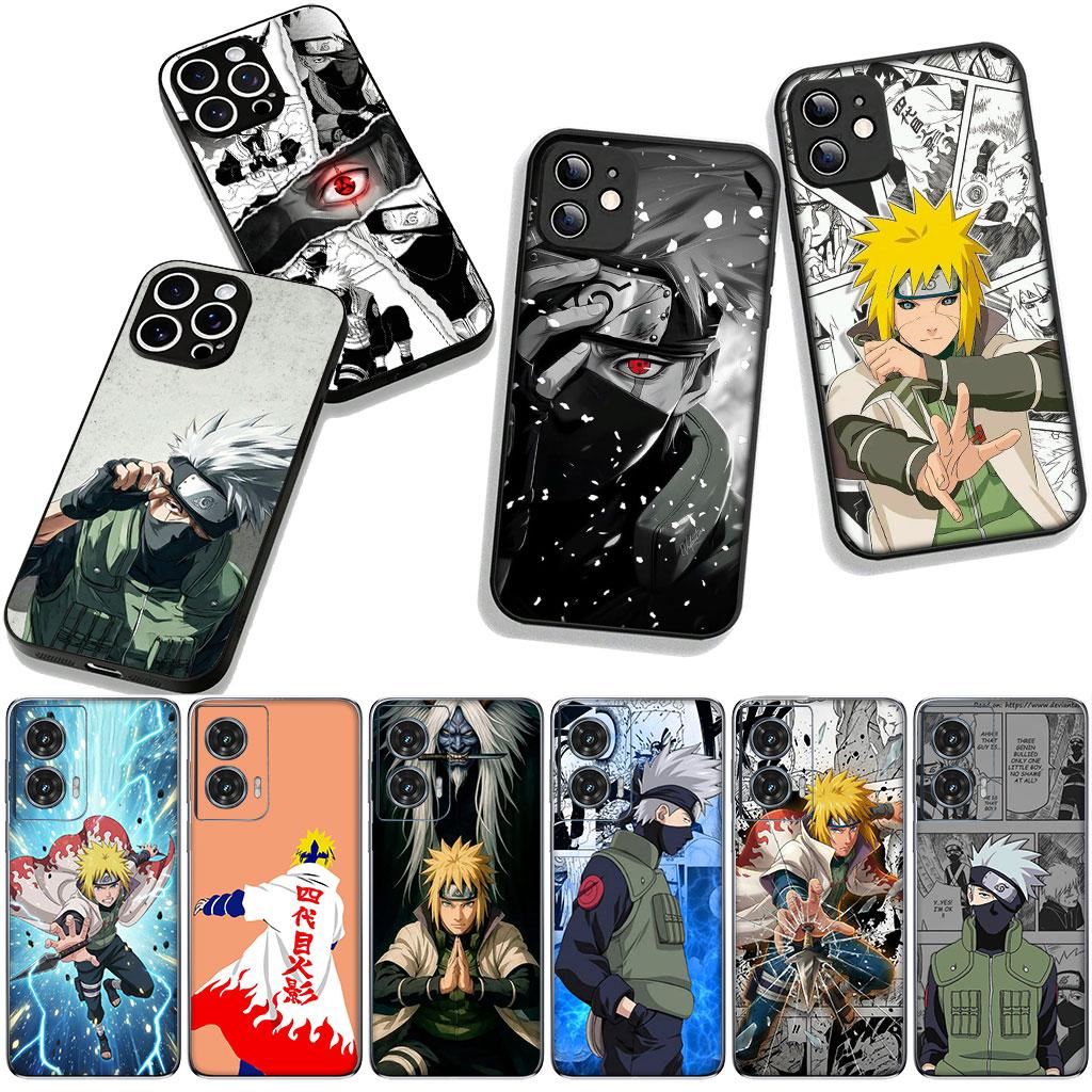 Narutos Namikaze Minato Kakashi Case for Motorola Moto G54 G05 G24 G45 G55 G75 G85 G15 G57 G86 Power Edge 50 30 Fusion neo Pro