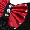 Fashion Rhinestone Barrette Lady Bow Bowknot Net Bun Snood Hair Accessories Hair Clip Cover