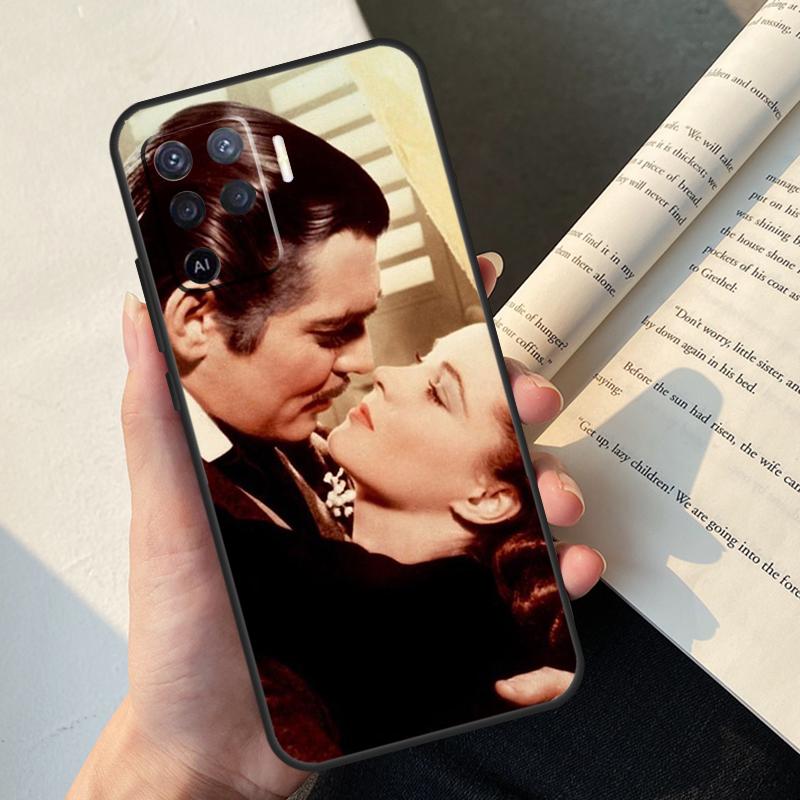Gone With The Wind Case For Oppo A58 A98 A78 A18 A38 A60 A80 A40 A77 A57 A17 A74 A54 A94 A96 A76 A16 A15 A5 Pro