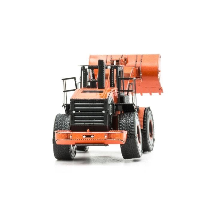 Metal Earth Fascinations, Wheel Loader 3D puzzle en métal, miniature découpée au Laser