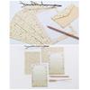Vintage Blommigt Papper Brevpapper Set, 20 Delar Set (10 linjerade ark, 10 matchande kuvert), Brevstorlek 5,55x8,19 tum