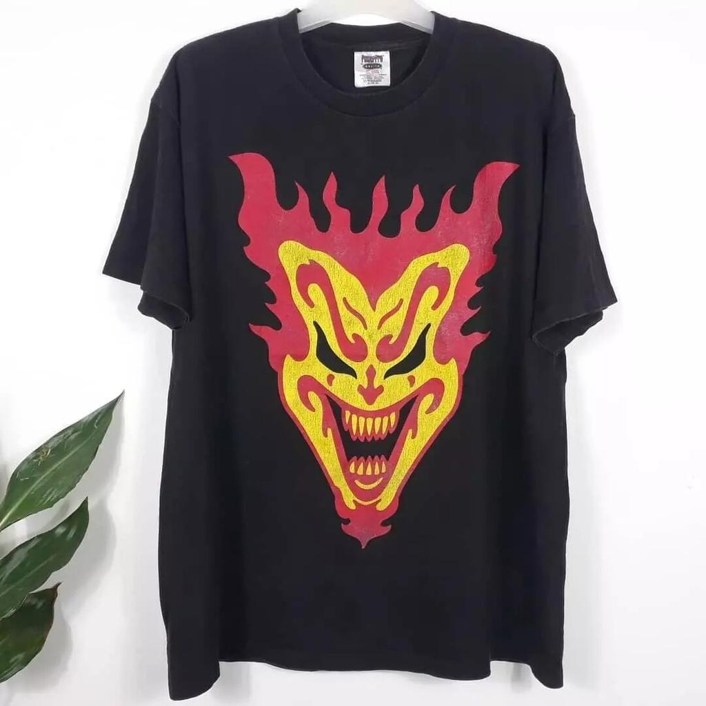 Insane Clown Posse Band Graphic Black Short Sleeve Unisex Tshirt Reprint