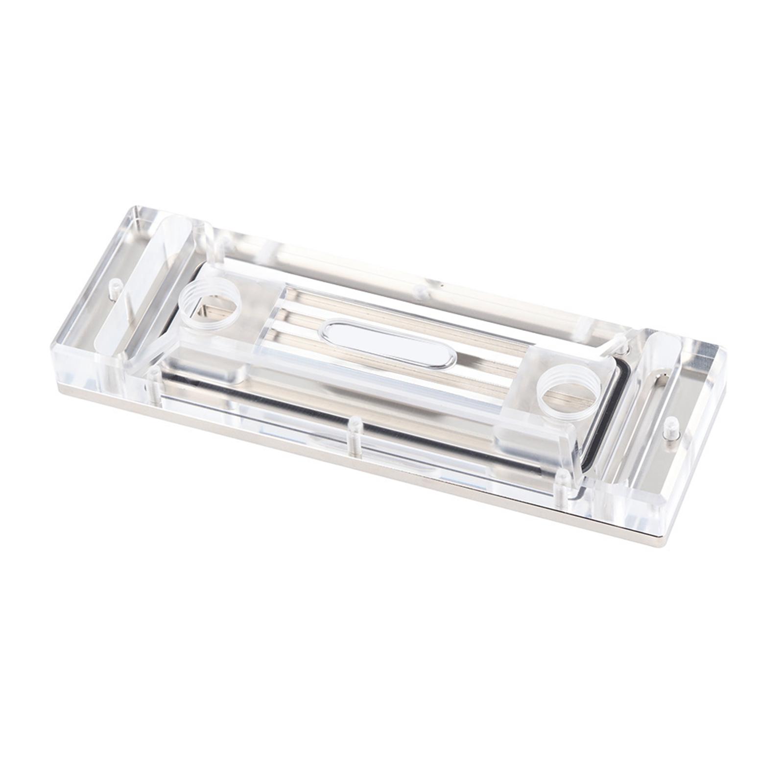 

Медная подложка импортный блок водяного охлаждения PMMA со встроенным уплотнительным кольцом для 4 радиаторов памяти