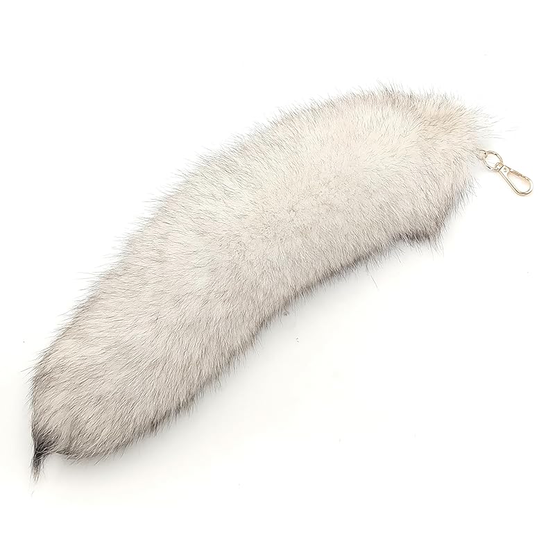 

[Fosrion] natural foxtail fur charm – Fox Fur Bag Charms & Cosplay Props (Shimojiro)