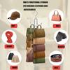 360 Degree Swivels Hooks With Adjustable Arms For Handbags Clothes Accessories Organization Foldable Purse Hanger