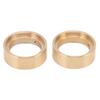 2Pcs Brass Internal Beadlock Clamp Ring Professional 1.3in 1 18 RC Car Accessories with Hole Wheel Weights for 9781 Hub
