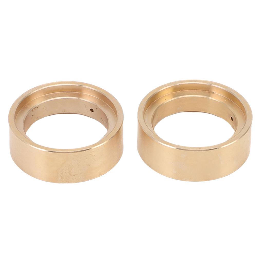 2Pcs Brass Internal Beadlock Clamp Ring Professional 1.3in 1 18 RC Car Accessories with Hole Wheel Weights for 9781 Hub