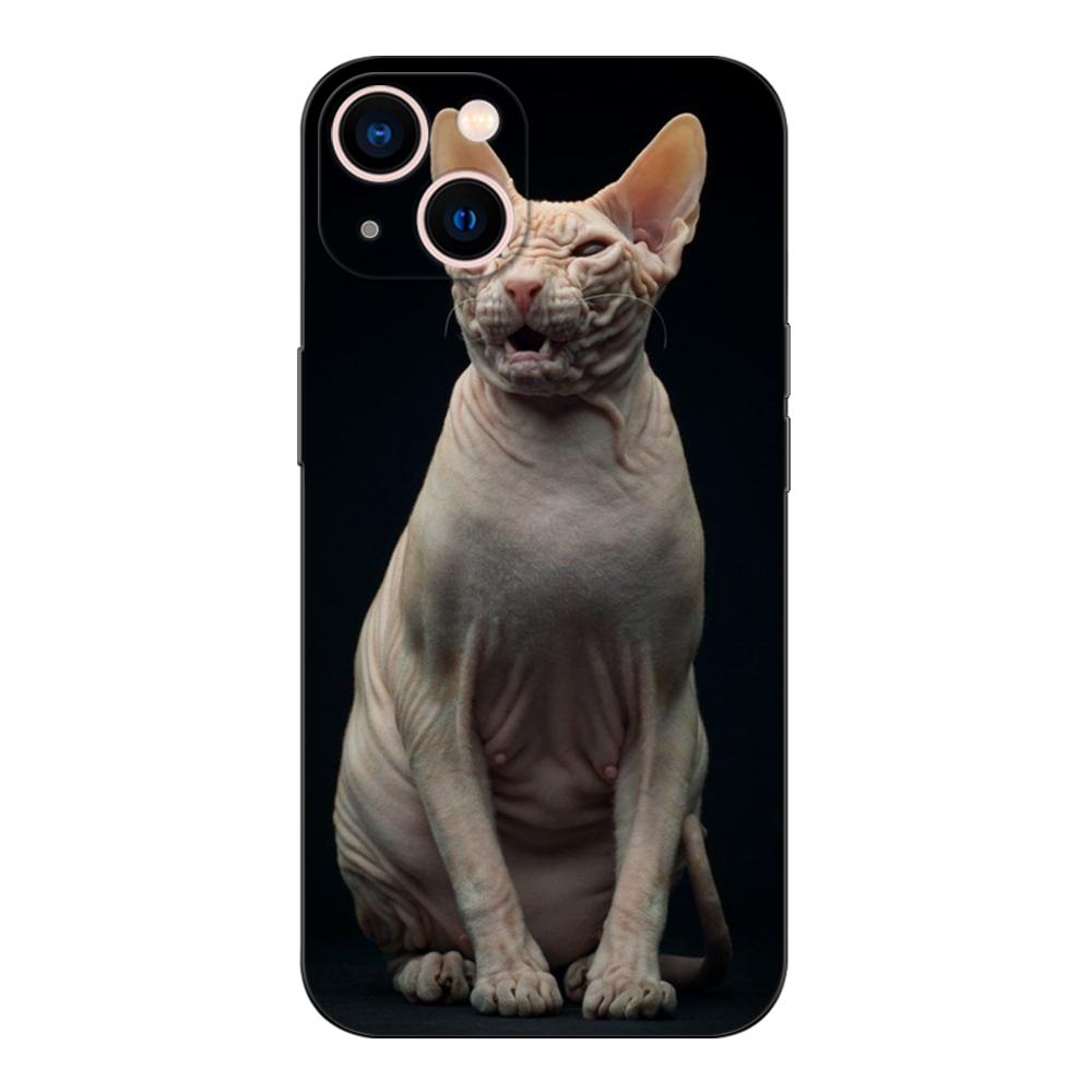 

Черный чехол из ТПУ для Realme C3 C35 C20 C21 C21Y C25 C25Y C25S C11 2021 2020, чехол Sphynx Cat Realme C25Y