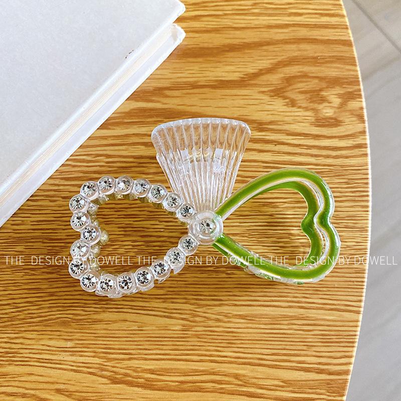 Elegant Fashion Korean Pearl Rhinestone Hair Clip For Women In Heart And Designs Bow