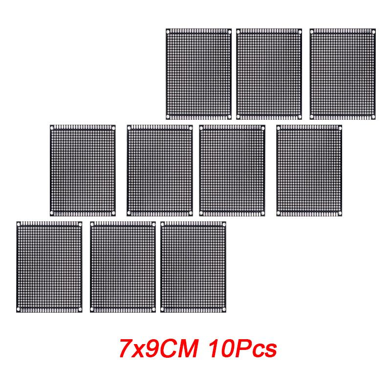 5/10PCS PCB Board Prototype Board Black Double Side Circuit Boards 2x8 3x7 4x6 5x7 7x9cm DIY Electronic Kit Free Shipping