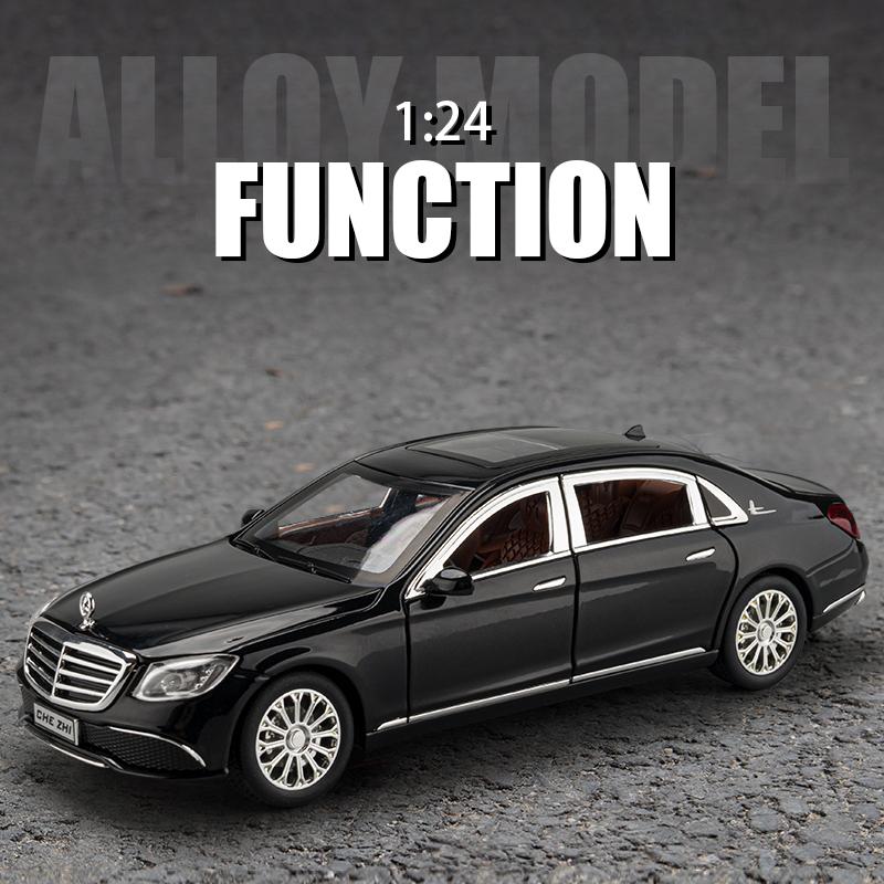 1/24 Scale BENZ E300 Alloy Car Model Simulated Sound and Lighting Children's Car Toys Suitable for Boys' Birthday Gifts