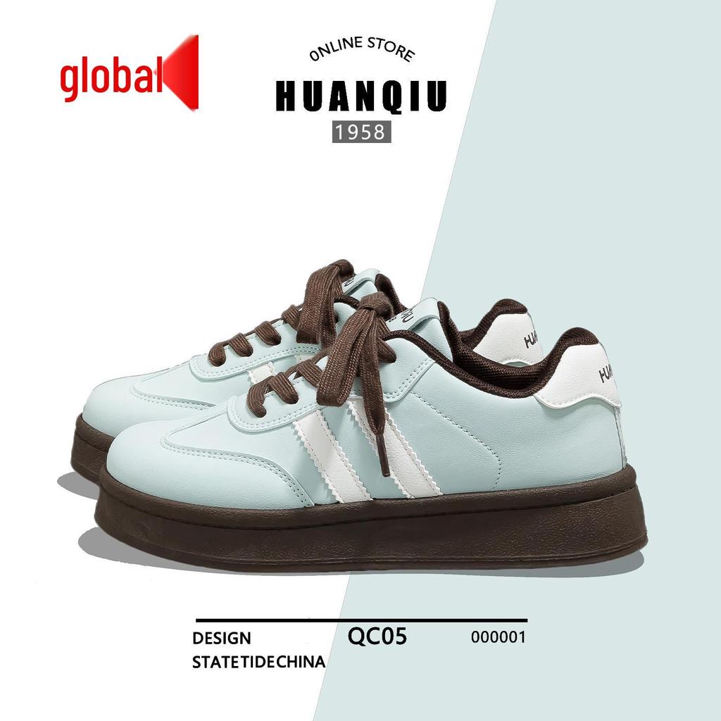 Women's Retro German Training Shoes: Durable, Dirt-Resistant, Comfortable Autumn Casuals - Trendy Campus Board Shoes