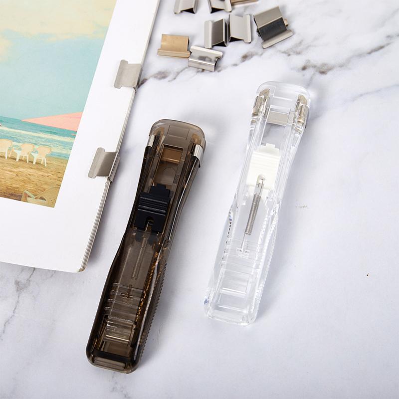 Cucitrice a Mano in Metallo Fermacarte per Rilegatura Documenti Cancelleria