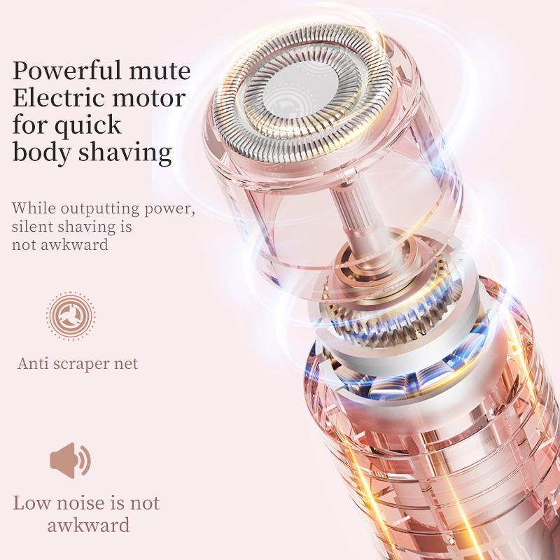 Xiaomi Multifunctional Female Hair Shaver Kit, USB Recharge Trimmer, Lightweight Tool for Facial, Leg and Nose Hair Care