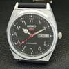 VINTAGE REFURBISHED SEIKO 5 AUTOMATIC 6309A JAPAN MENS BLACK WATCH A441316-5 Sk-a441316