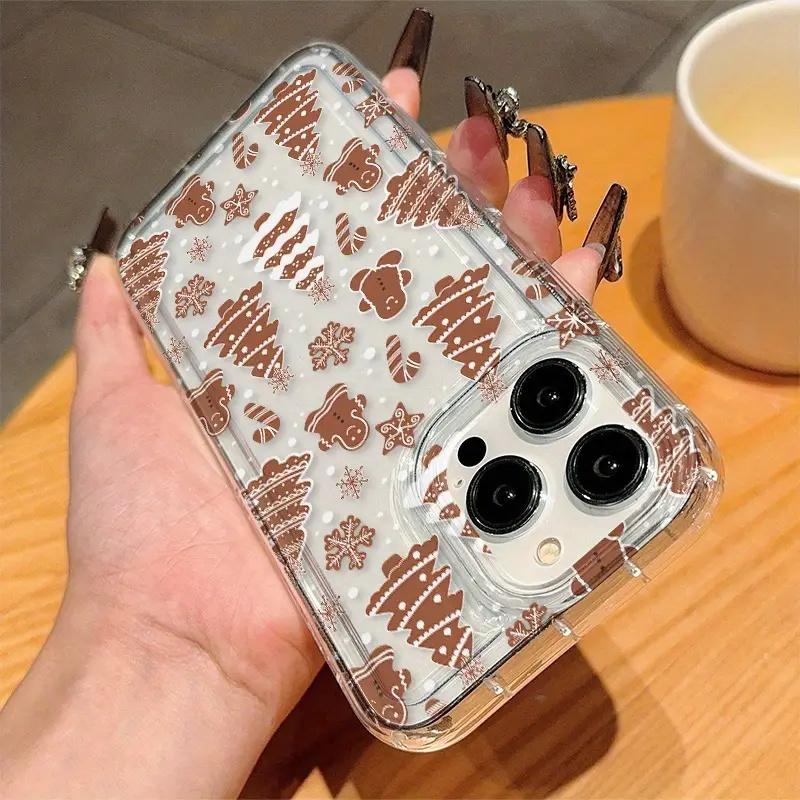 Luxury Cartoon Christmas Clear Case for  Mi 11 Lite 5G NE 14 13T 13 12T 12X 12 Poco X6 F5 X5 X3 Pro Soft Shockproof Cover