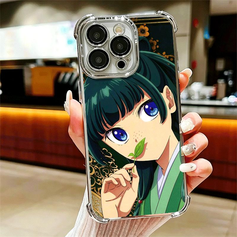 

A-Apothecary D-Diaries Anime Plating Phone Case For Iphone 16 17 Pro Max Air 16E 14 15 Plus 12 13 Mini Anti-Fall Airabag Cover iPhone 15 Pro