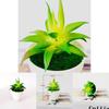 Synthetic Succulent Plant Miniature Potted Decor For Home Office And Diy Craft Projects