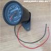 MAXIMASELECT 180km Mechanical Speedometer, 12V, Black Plated Finish, Universal Fit for Motorcycles NS1, Magna 50, Ape, Monkey, Gorilla