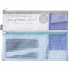 Midori Multi Pouch Pen & Tool Pouch B5 Mesh Light Blue 53356006