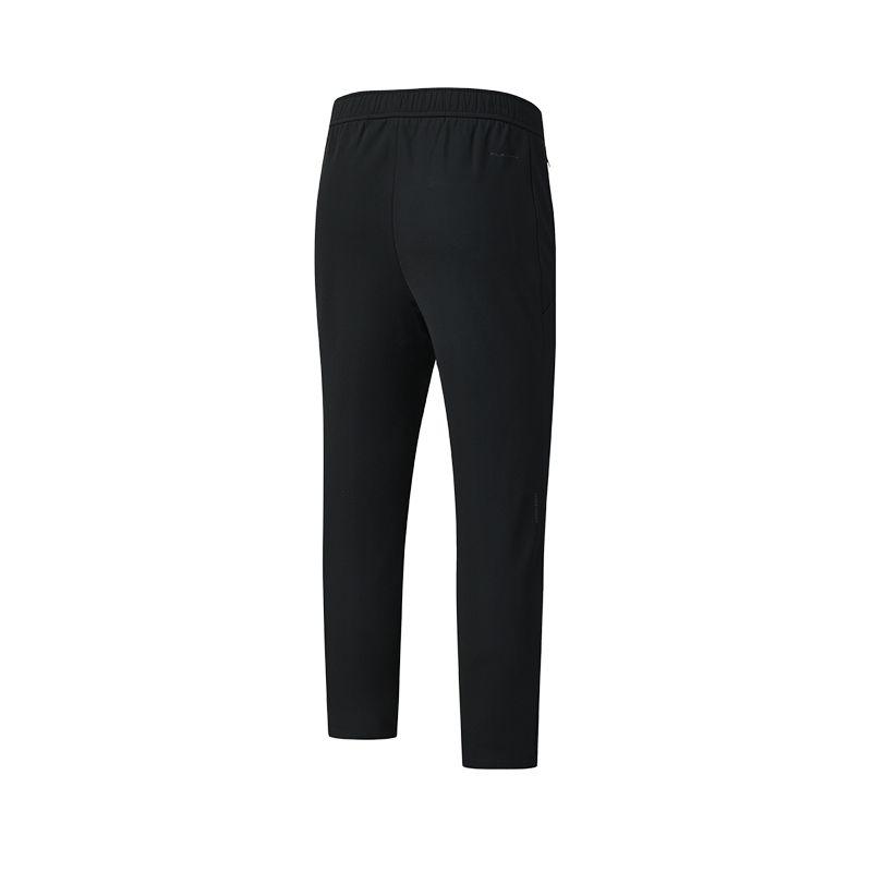 Fila Fleece Lined Warm Simple Comfortable Versatile Knitted Sports Pants Men Bottoms Deep-Black A11M541605FBK
