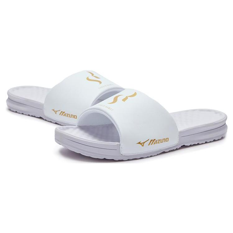 Mizuno SR4 Slides 'White Gold' P1GJ230409