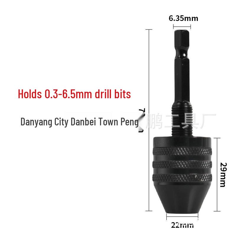 Mandrin hexagonal cu trei bacuri 0.3-8.0mm Convertor mini pentru burghiu pentru polizor electric