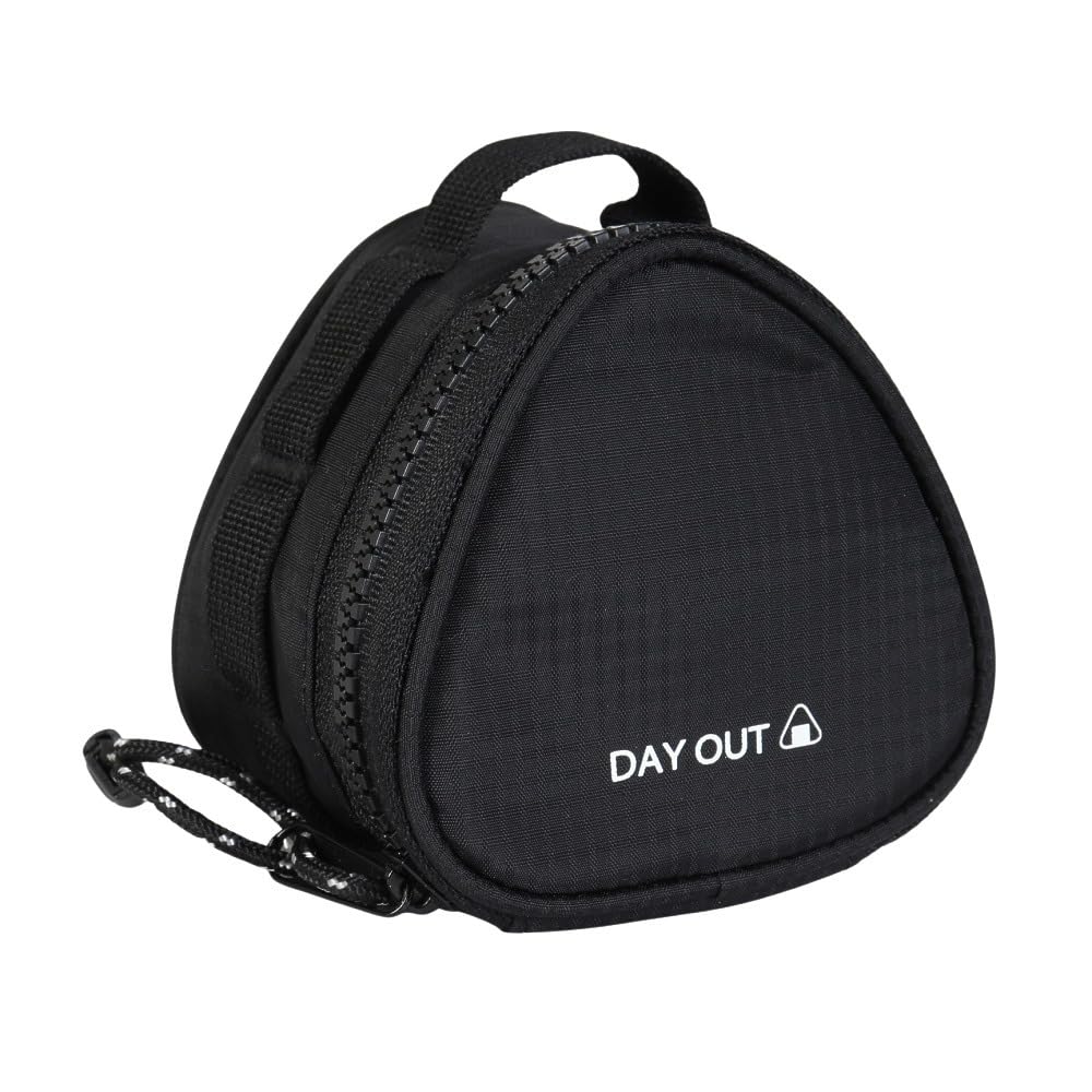 

DAY OUT OnIGIRU Onigiri Case DO-705, Rice Ball Storage with Carabiner, Insulated, CampingOutdoor Supplies, Black