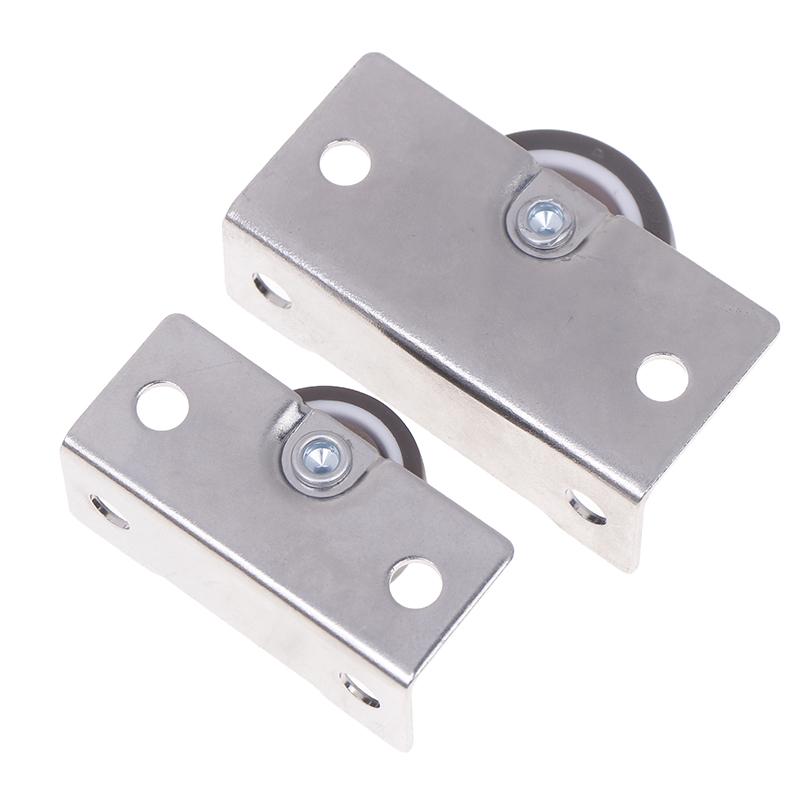 1/4Pcs Silent Rubber Casters, Drawer Wheels, For Furniture Kitchen Cabinet Table ,Of Side Installation Low Profile Replace Wheel