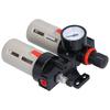 Air Filter Pressure Regulator Aluminum Alloy Compressed Air Filter Regulator with Gauge for Hydraulic Systems