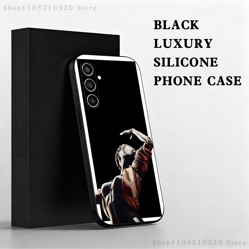Game A-Atomic H-Heart Phone Case For Samsung S25,S24 Ultra,S20,S30 plus,S22 plus,S23,S30 Ultra 5G Silicone Black Shell