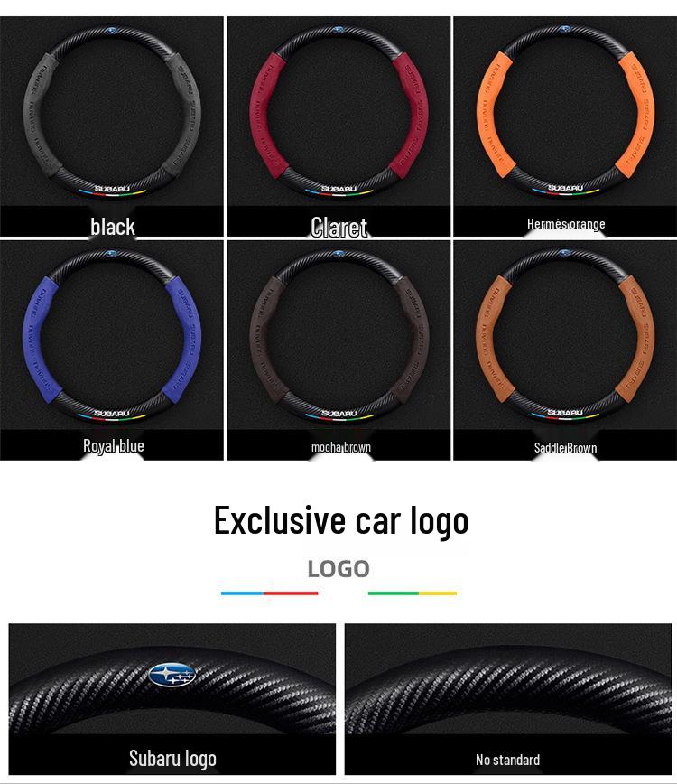 Κάλυμμα Τιμονιού για Subaru: Forester, Outback, Legacy, Impreza, XV/WRX/BRZ - Κάλυμμα Λαβής από Ανθρακονήματα