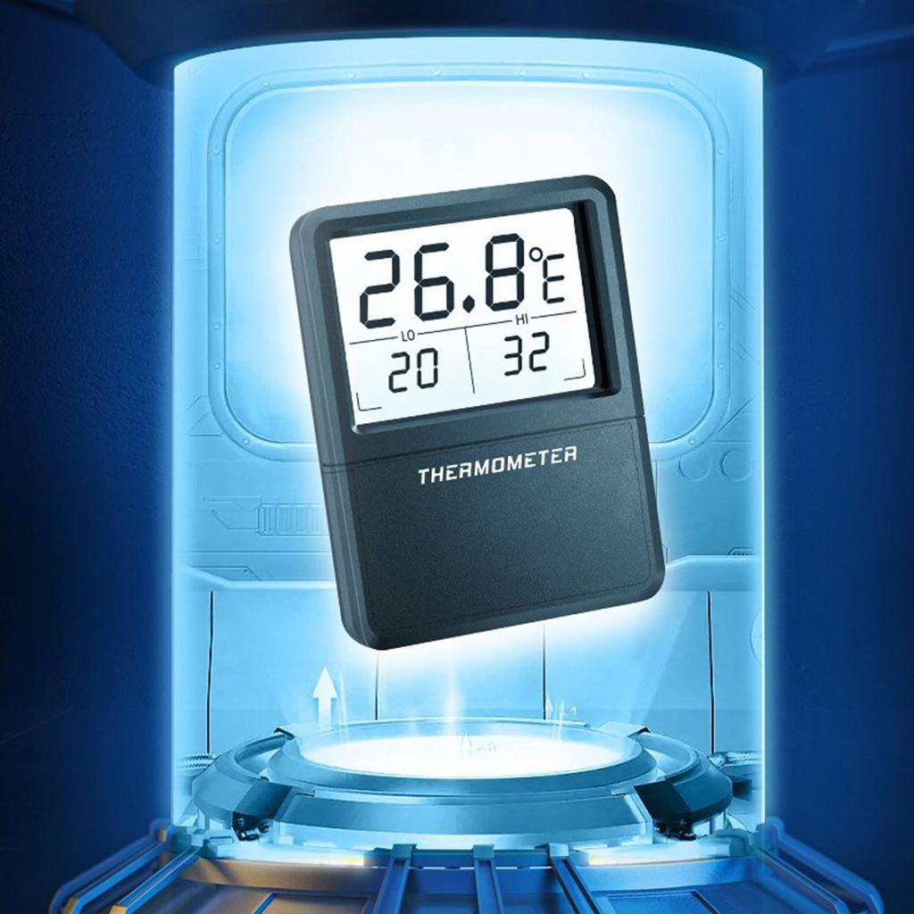 External Fish Tank Digital Display Electronic Thermometer Aquarium Thermometer Thermograph with Warning Function