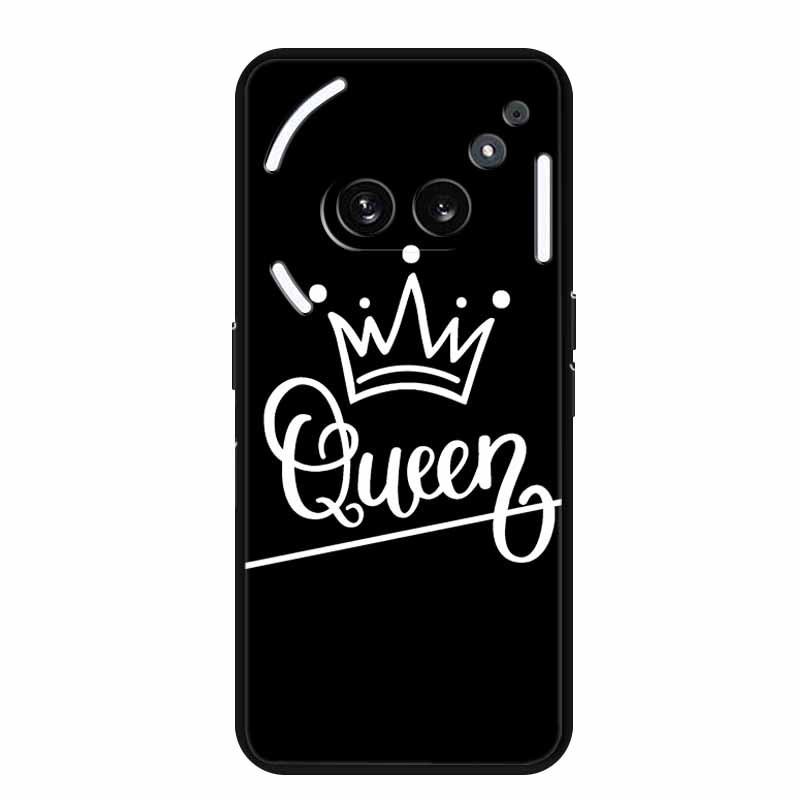 Nothing Phone 2A Luminous Hole TPU Case - Personalized Simple Color Design
