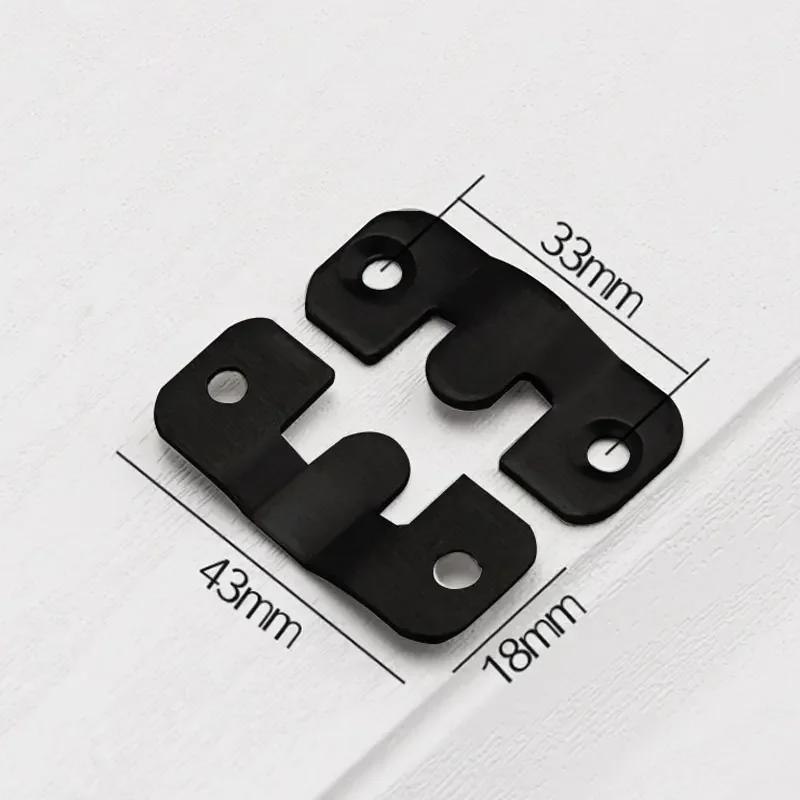 10pcs Stainless Steel Hanging Buckle Insert Picture Frame Mirror Frame Hanging Picture Buckle Bed Mirror Picture Frame Buckle