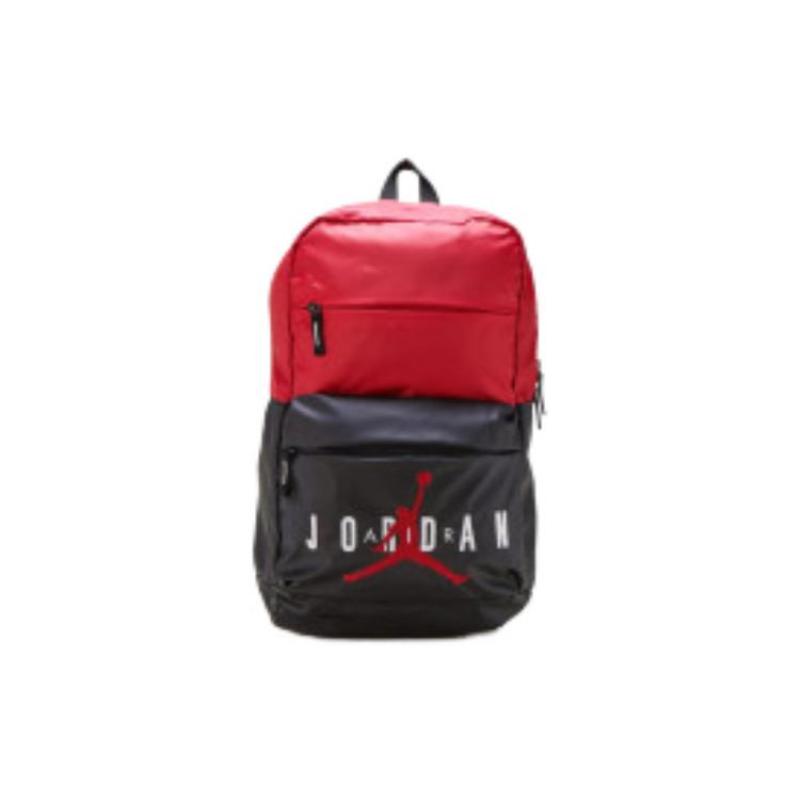 Jordan Polyester Basketball Bag Backpack Regular Unisex Bred Black Red Jordan 9A0408-KR5