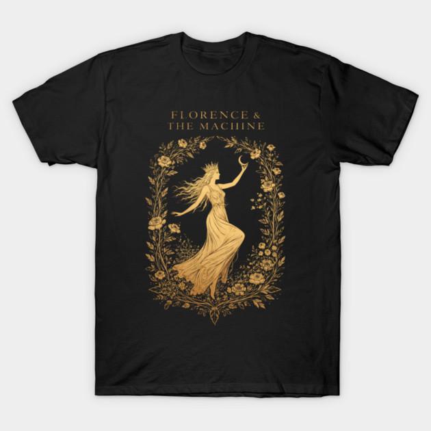 Asian Size Cotton Unisex Tshirt Print T-shirt Florence & The Machine T-shirt No-Cut Print Regular Fit