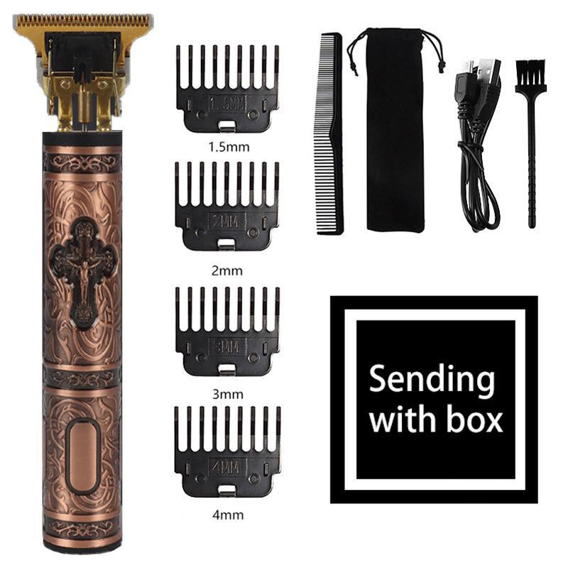 WAIKIL Electric Hair Clipper: Cross-Border Retro Carving Oil-Head & Bald Shaver