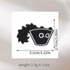 Cute Cartoon Little Black Cat Brooch Black Kitten Liquid Cat Personality Black Cat Alloy Badge Clothing Accessories