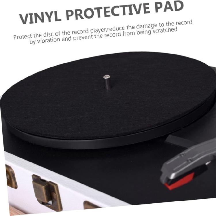 Wool Felt Turntables Mats for LPs Records Players Vinyls Records Player Pad Turntables Slipmat AntiStatic Mats
