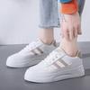 Women's Shoes White Shoes Lace Up Leather Women Sneakers Spring Summer Breathable Casual Shoes High Quality Flat Vulcanized Shoe