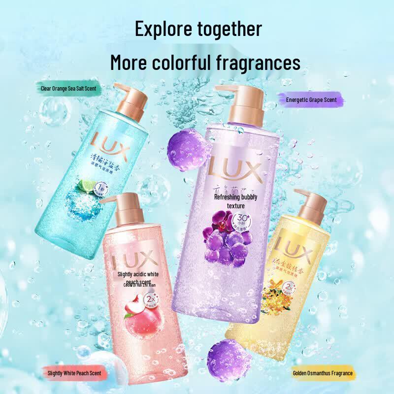 lux Bubble Refreshing Scented Shower Gel