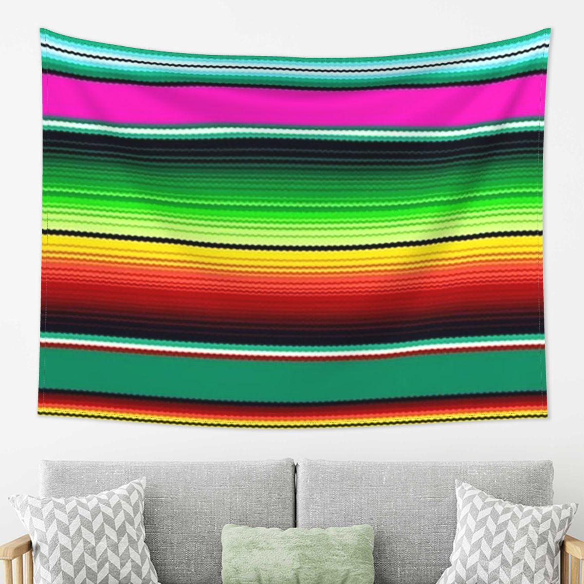 

Mexican Indigenous Blanket Tapestry Decor Art Aesthetic Tapestries for Living Room Bedroom Home Wall Cloth Wall Hanging 74x94cm(29x37in)
