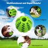 Natural Rubber Pet Dog Toys Dog Chew Toys Tooth Cleaning Treat Ball Extra-tough Interactive Elasticity Ball for Pet Accessories