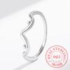 925 Sterling Silver GeometrIc Creative Inspirational Finger Rings for Women Wedding Engagement Party Jewelry Elegant Prom Gift