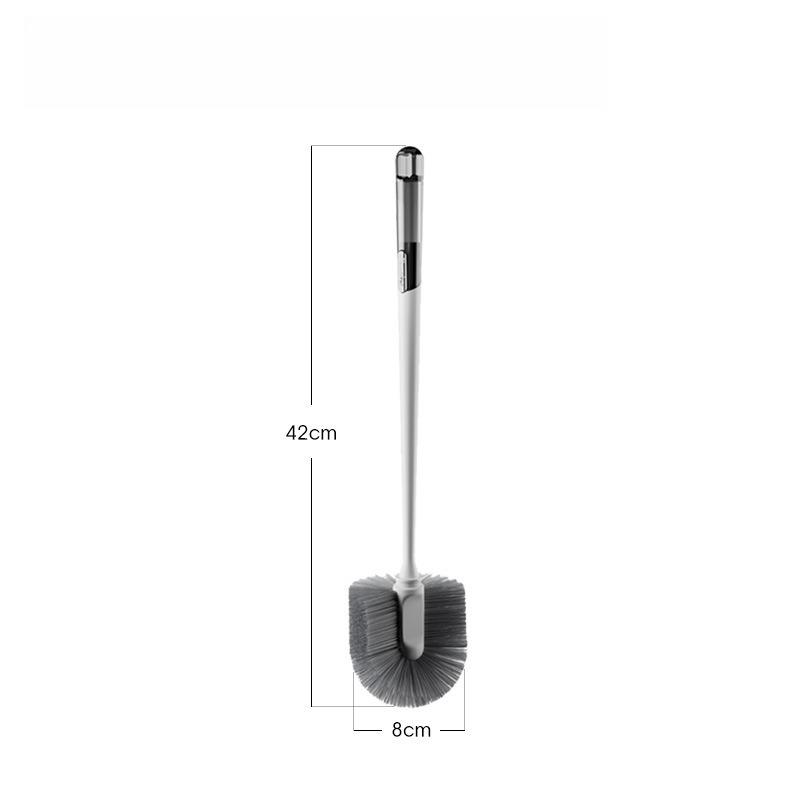 

Square Plastic Toilet Brush, Toilet Long Handle Brush, Floor Toilet Curved Gap Cleaning Brush